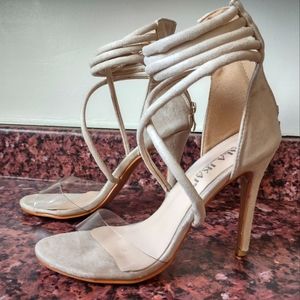 Beige High Heels